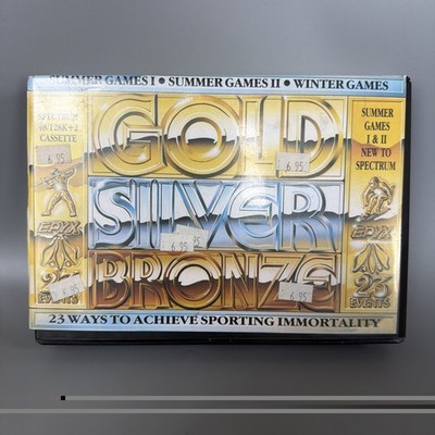 Gold Silber Bronze - ZX Spectrum 48 128K +2 - Sommerspiele 1 & 2 & Winterspiele