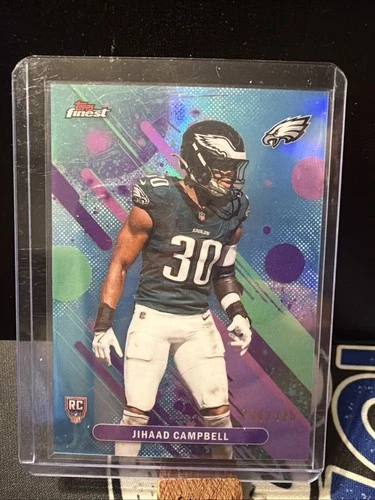 2025 Topps Finest- Jihaad Campbell Common Refractor /325 (SP) (RC) #42