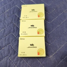 NEW JINHAO BLACK INTERNATIONAL FOUNTAIN PEN INK CARTRIDGES REFILL 3 Boxes of 5 