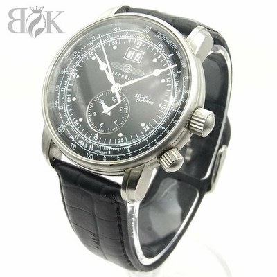 Zeppelin 100th Anniversary Herren Quarzuhr Leder aus Japan