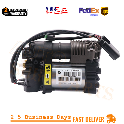 Air Suspension Compressor Pump For Grand Cherokee 2011-2020 RAM 1500 2013-2019 - Afbeelding 1 van 8