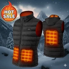 Lightweight Heated Vest for Men/Women with Battery Pack Rechargeable - Size XL