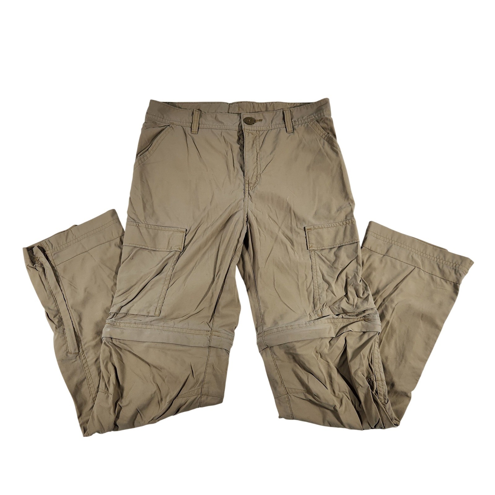 REI Co-op Kids Sahara Convertible Cargo Hiking Pants Khaki Tan Large 14-16 12320