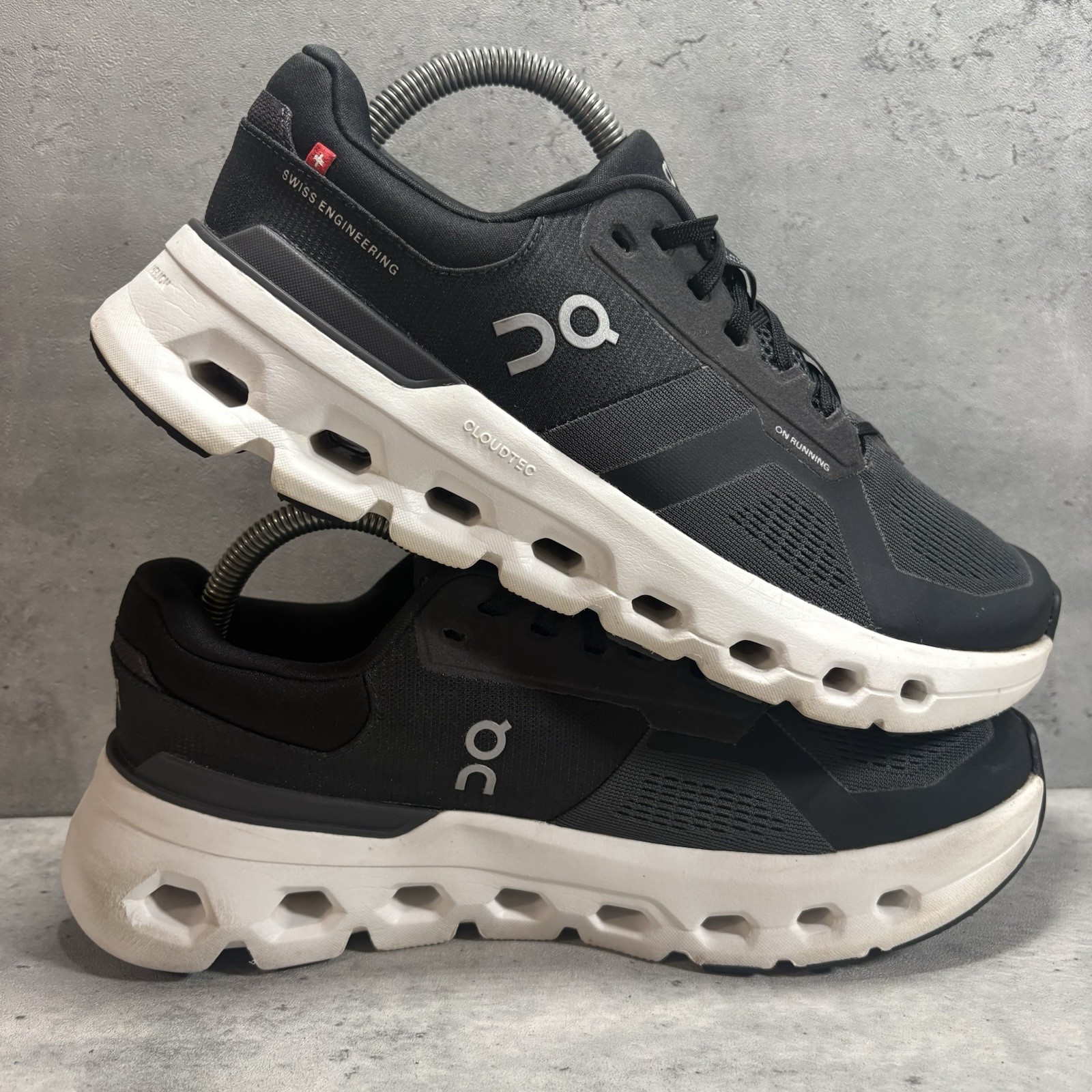 On Cloud Cloudrunner 2 Black White Running Shoes … - image 6