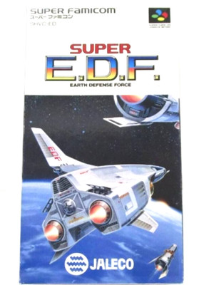Super EDF Earth Defense Force SFC Super Famicom SNES CIB Japan Import Tested