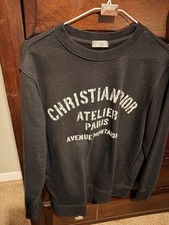 Taglia M - Felpa Dior Atelier Paris 'Nera' usata bene