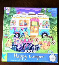 Jigsaw Puzzle 300pcs. "HAPPY CAMPER" by CEACO Complete LG.PIECES