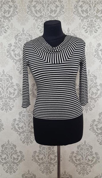 Women Phase Eight Shirt Black Viscose 36