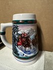 Budweiser Beer Mug Stein 1993 "Special Delivery" Holiday Christmas Nora Koerber — photo 1