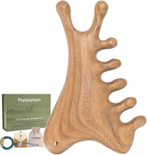 Gua Sha Tool for Face Body,Gua Sha Sculpting Tool,Wooden Gua Sha Tool Face, Jaw