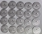 1 oz Asahi Silver Rounds  .999 Fine Silver   Tube of 20