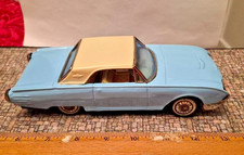 VINTAGE BANDAI LITHO TIN FRICTION 1961 FORD THUNDERBIRD EXCELLENT