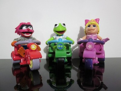Disney Junior Muppet Babies Figure Miss Piggy Kermit Animal Trike Bike Tricycle