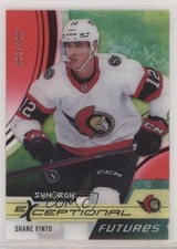 2021 Upper Deck Synergy Exceptional Futures Red 493/499 Shane Pinto #EF-SP 8tn