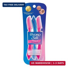 Schick Hydro Silk Touch-Up Dermaplaning Tool with Precision Cover, 3ct Dermapl