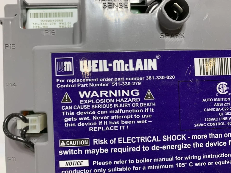 Weil-McLain 381-330-020 Ignition Control Module 120V 24VAC - Image 4 of 4