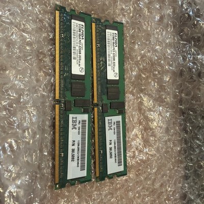 IBM 13N1424 2x512MB PC2-3200 DDR2 Speichermodul 38L5092