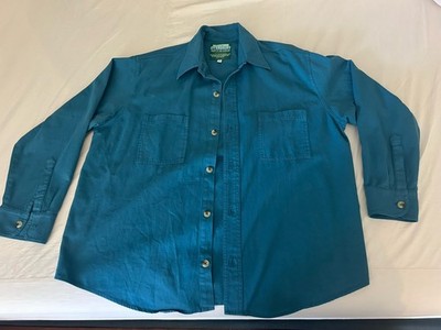 Retired Big Bug Press Oversize Overshirt Marine Blue Unisex Size Small 
