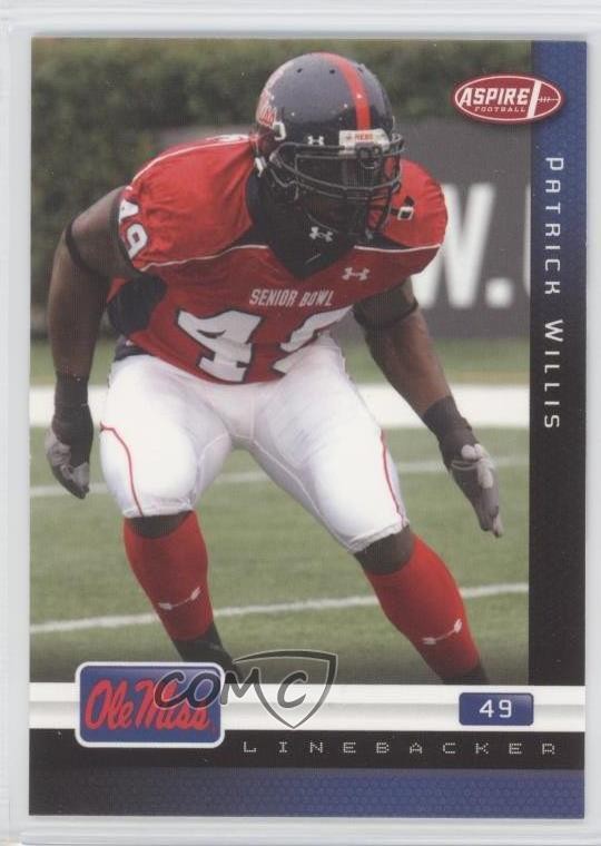 2007 SAGE Aspire Patrick Willis #31 Rookie RC HOF 0a1