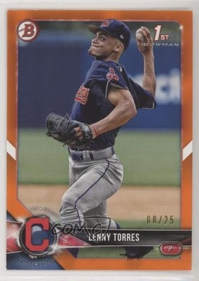 2018 Bowman Draft Orange 8/25 Lenny Torres Jr Lenny Torres #BD-8 s3g
