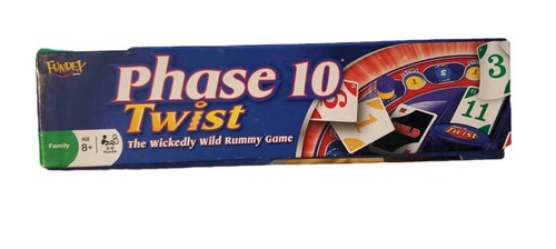 Jeu Phase 10 Twist Wickedly Wild Rami complet 2009 cartes plateau phases Fundex - Photo 4/7