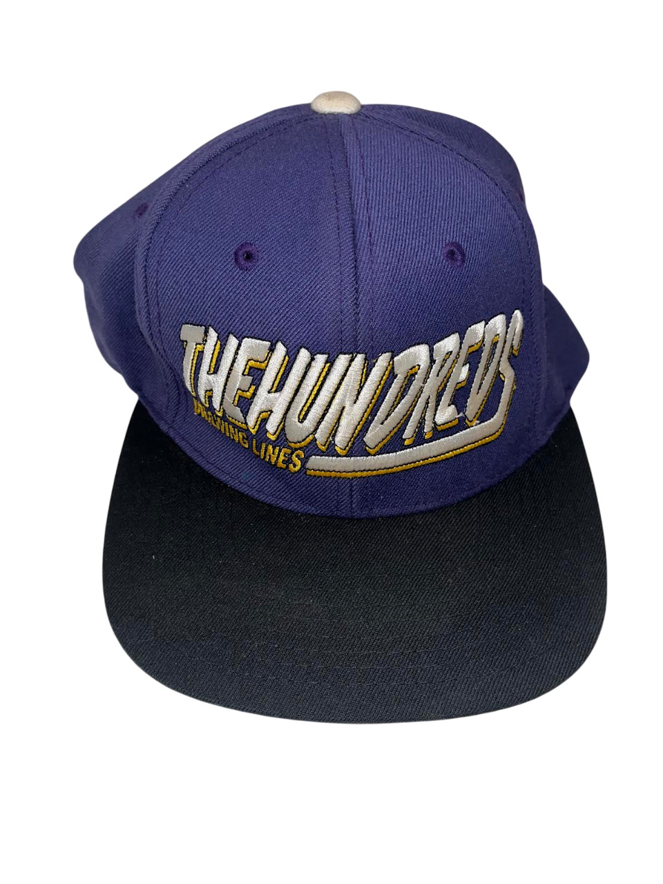 THE HUNDREDS ADJUSTABLE SNAPBACK CAP PURPLE HAT - image 1