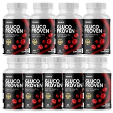 Gluco Proven Nutritional Support for Sugar & Energy Metabolism, 9 Bottles