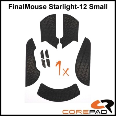 Corepad Soft Grips schwarz FinalMouse Starlight-12 S Ultralight 2 Grip Tapes