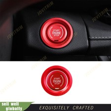 For GMC CANYON 2023-2025 Red Aluminum Engine Switch Button Covers