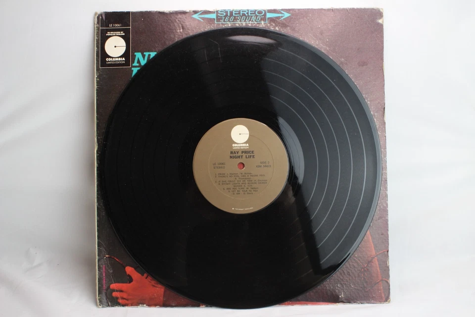 Night Life Ray Price Vinyl Record Tested Used - Image 2 of 3