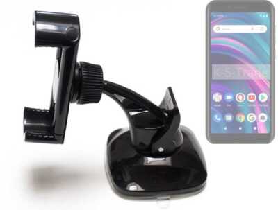 Halterung Scheibe + Armaturenbrett für BLU Studio X5 Max Smartphone Halter komp