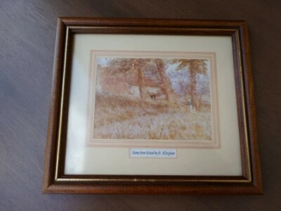 Home from School -  Helen Allingham Vintage Framed