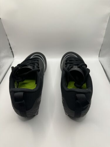 Botines bajos de lacrosse Nike Alpha Huarache 8 Elite negros/grises para hombre talla 8 - Imagen 4 de 6