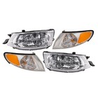 Fits 99-01 Toyota Solara Headlights Headlamps W/Corner Lights 4pc Set New (For: Toyota Solara)