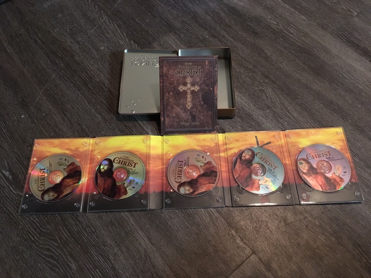 Vintage “In The Footsteps of Christ” 5 DVD Set Religious