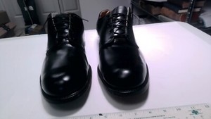 D.J. LEAVENWORTH Men's Army Military Dress Shoes Sz 14 R 1975 EXCELLENT Leather