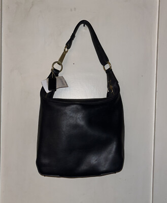 VTG COACH AMANDA HOBO SHOULDER BAG HANDBAG BRASS HARDWARE #6950