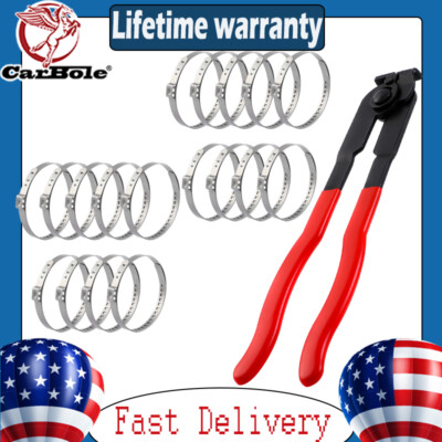 18x Car Auto ATV CV Joint Axle Boot Clamp Pliers Tool Clip / CV BOOT CLAMPS Kit