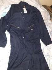Dickies Men's Tall Long Sleeve Deluxe Coverall, Dark Navy Size 2XLT NWT
