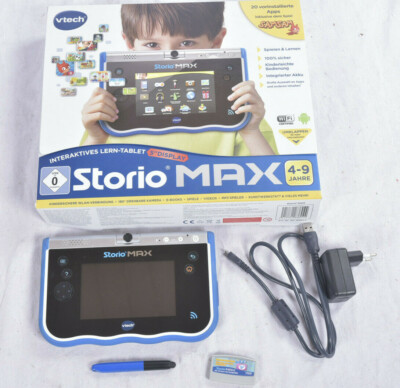 VTech Storio MAX 5'' blau Kindertablet Tablet Kinder Computer 4-9 Jahre /1