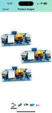 HiLetgo 3pcs XL4015 4~38V to 1.25-36V 5A DC-DC Buck Converter