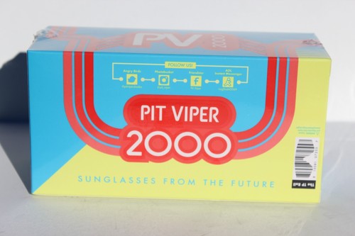 PIT VIPER The TP Roll 2000s Sunglasses Red Blue/Orange Shield NEW - Picture 6 of 10