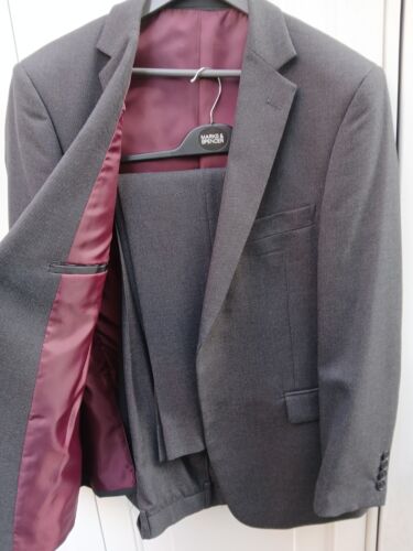 Mens suit. Grey. Worn once. Excellent condition. Waist 36, inside leg 29inchs.