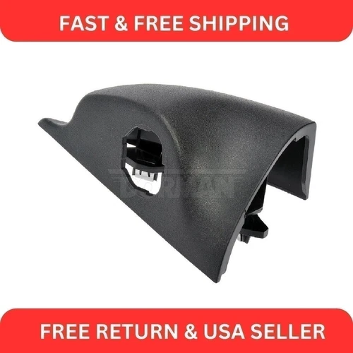 Door Handle Mirror Caps Covers Left Black Plastic 74952 For 2008-2011 Ford Focus
