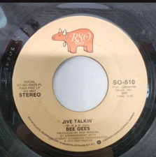 Bee Gees Wind Of Change/Jive Talkin' RSO Records Vinyl 45 RPM 1975