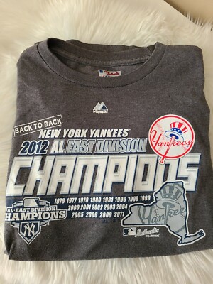 NEW YORK YANKEES 2012 MLB Baseball AL E Division Champions