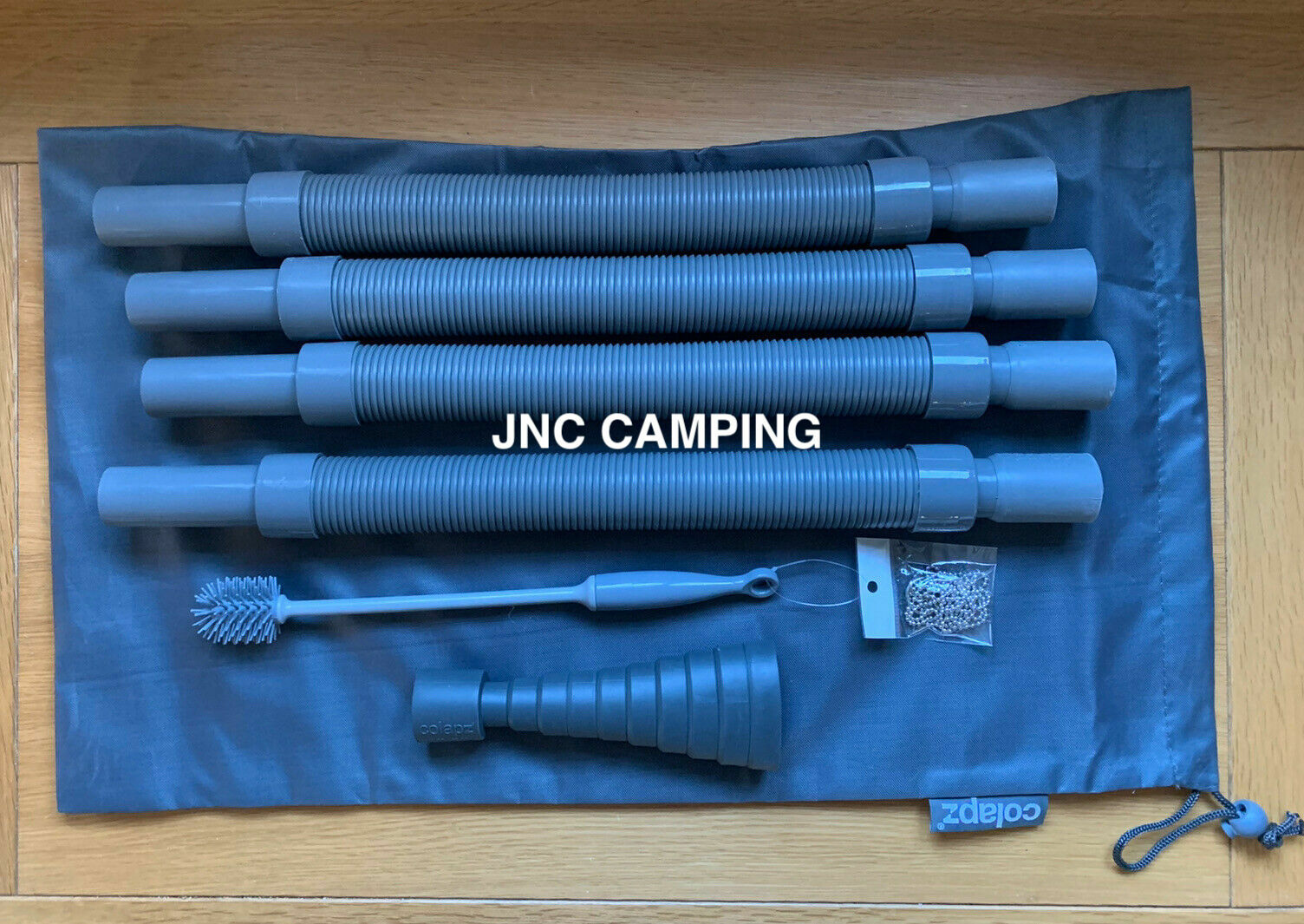Colapz Flexi Waste Pipe Kit + Adaptor Extendable Lightweight Caravan Motorhome