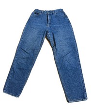 Vintage 80s LEE USA Womens High Waisted Tapered Leg Mom Jeans Size 28 X 30