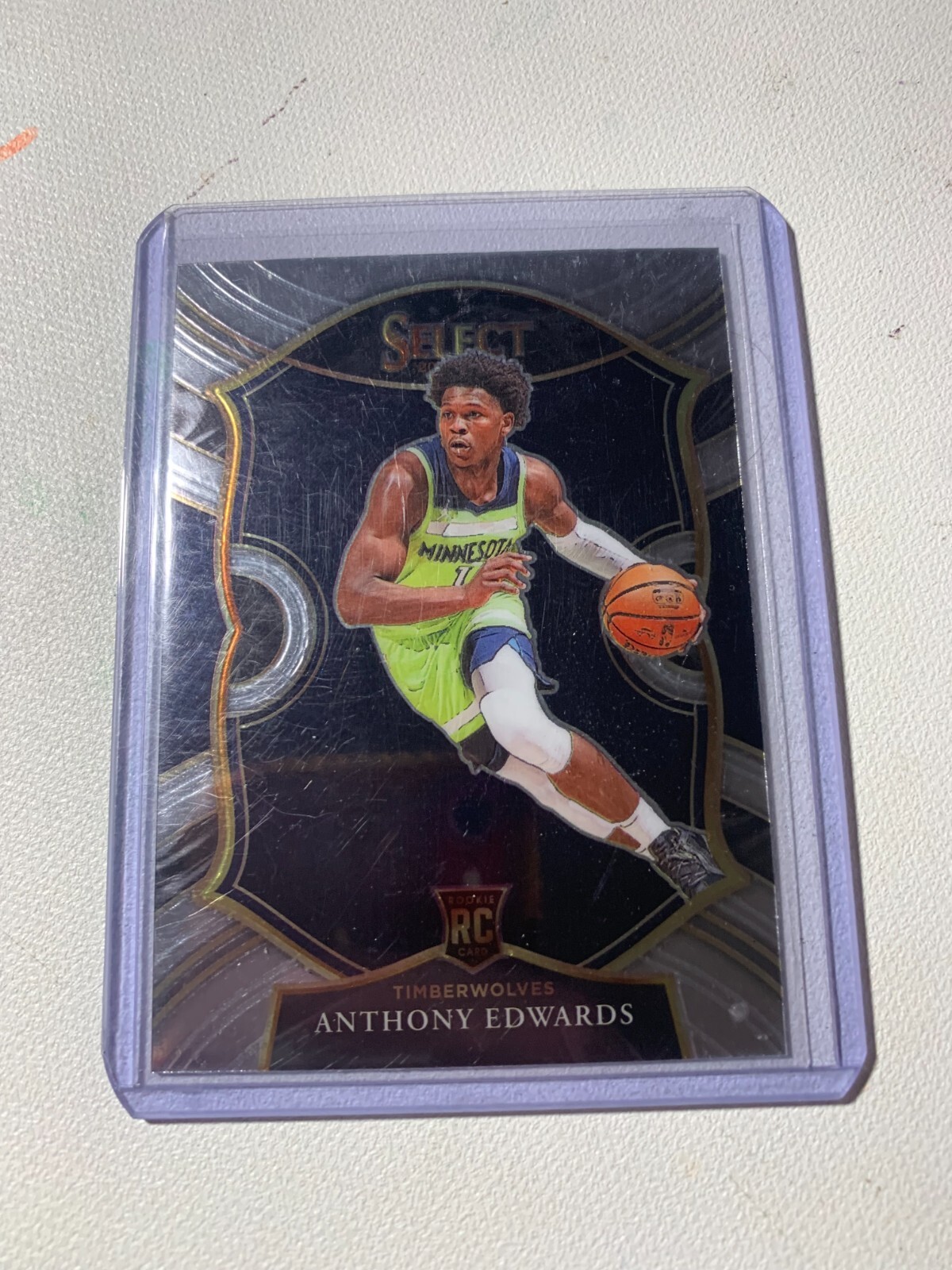 Anthony Edwards Card 20-21 Panini Select Minnesota Timberwolves #61 #30