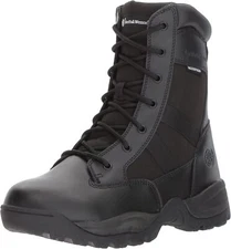 Smith & Wesson 12001 Men's Breach 2.0 Tactical Side Zip Waterproof Boots - Black